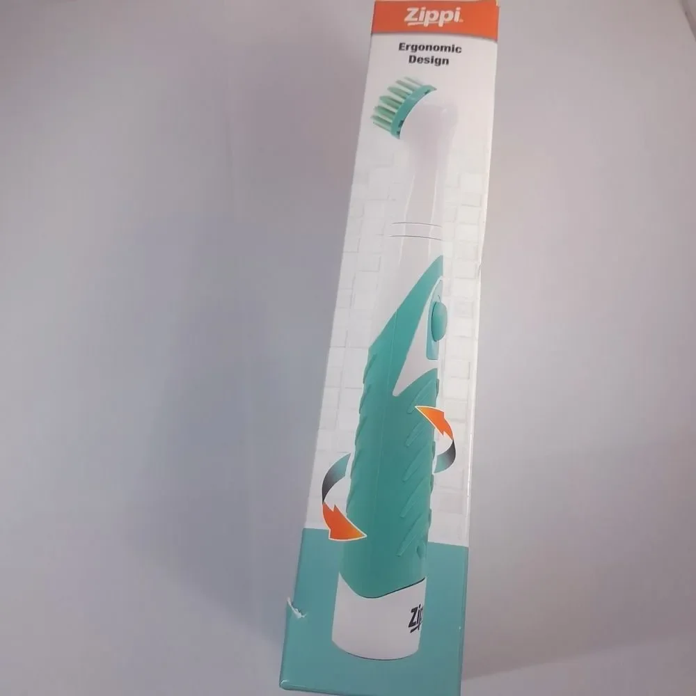 NEW Zippi Power Scrubber Cordless Cleaning Brush spinning cleaning tool powered
